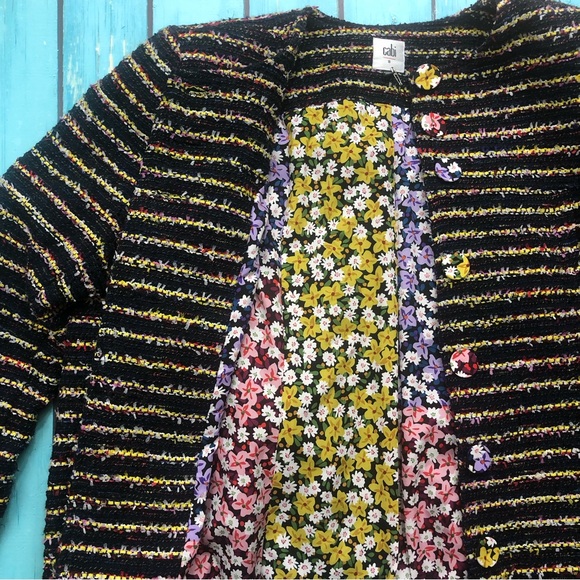 Cabi Headline Topper Size 8 Gorgeous Multicolored Jacket NWT 🏷️ - Picture 5 of 6
